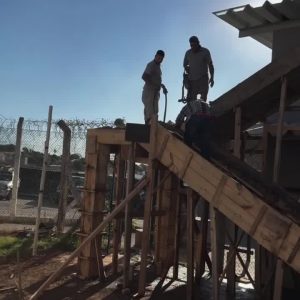 escada em concreto armado